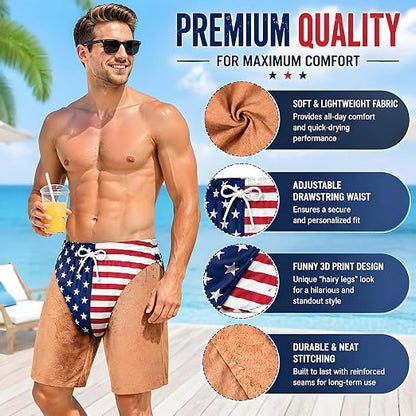 Patriot Cheeks™ Swim Trunks
