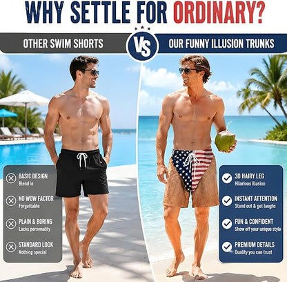 Patriot Cheeks™ Swim Trunks