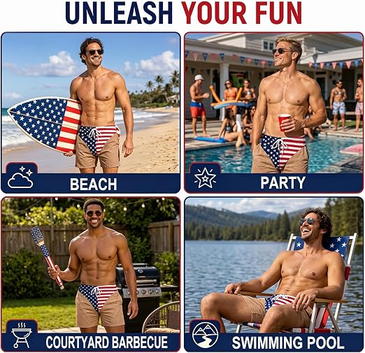 Patriot Cheeks™ Swim Trunks